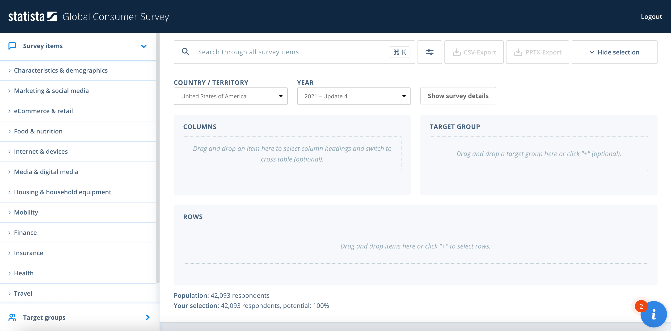 Features of the DIY-analysis tool