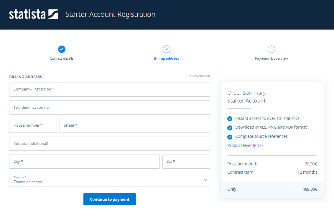 Billing Address Form