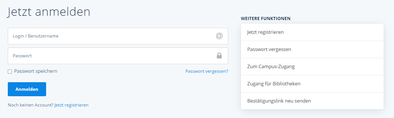 Erste Schritte Login Und Passwort Statista