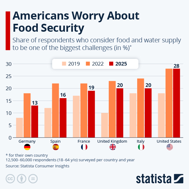 Americans Worry About Food Security - Infographic