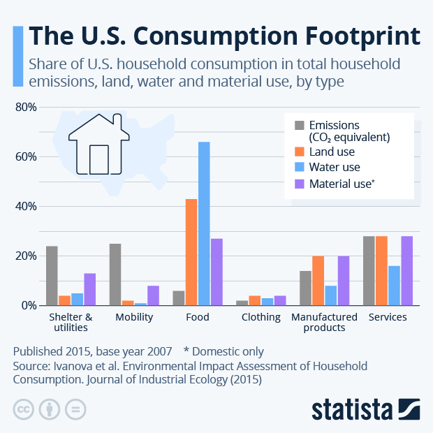 The U.S. Consumption Footprint - Infographic
