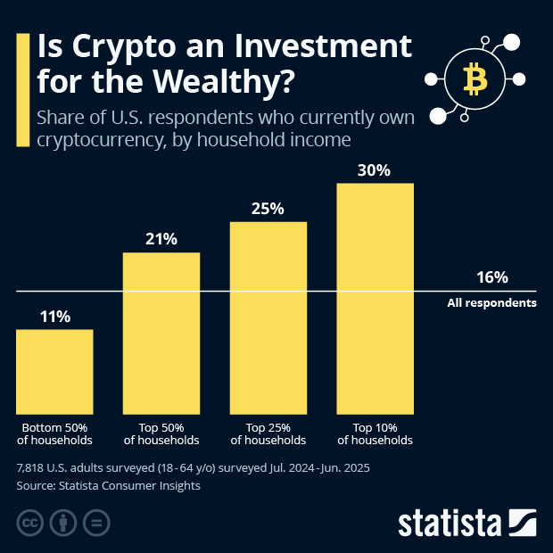 Is Crypto an Investment for the Wealthy? - Infographic