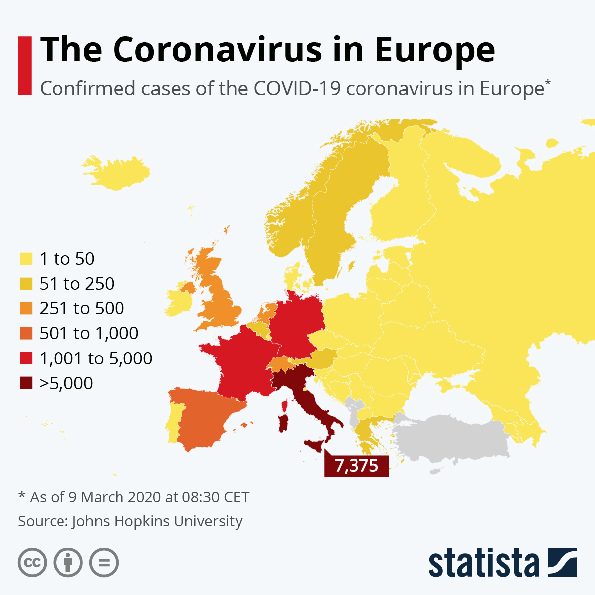 Infographic: The Coronavirus in Europe | Statista