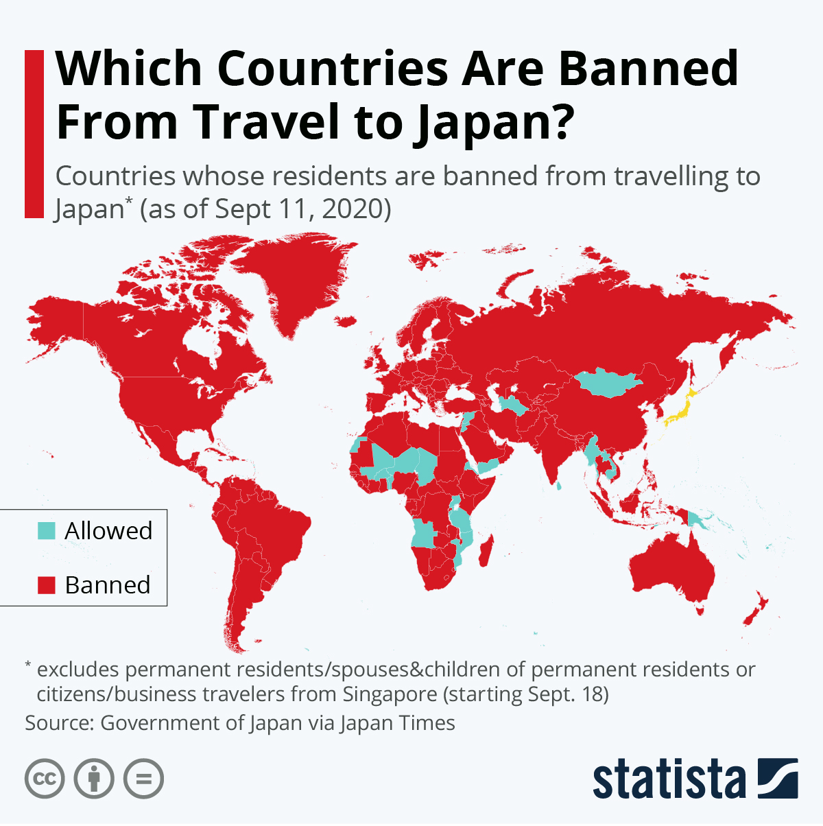 bbc japan travel restrictions