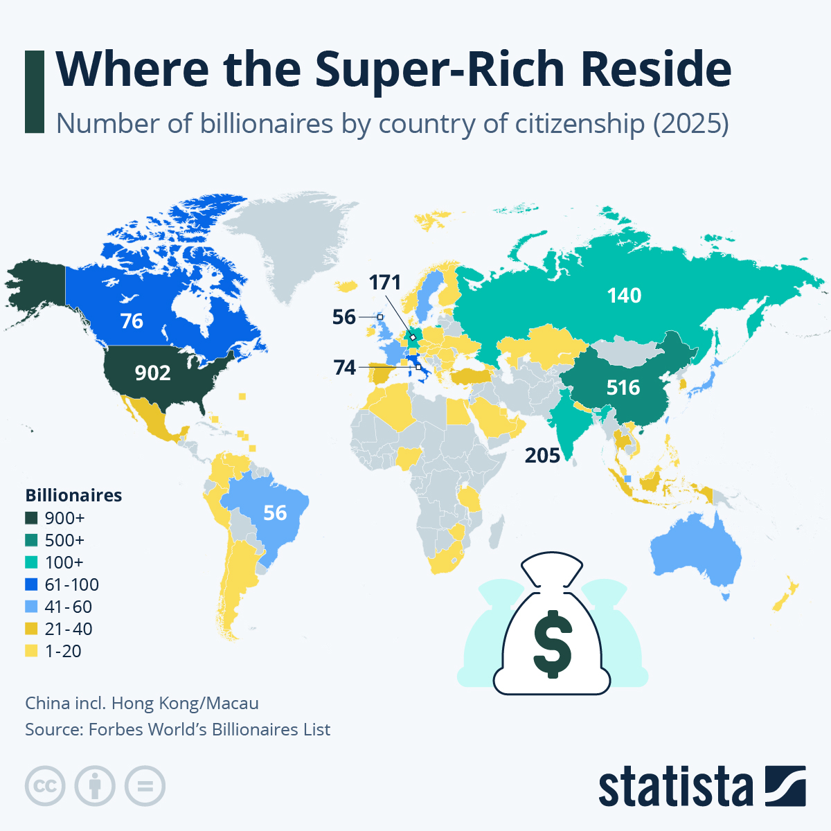 Infographic: Where the Super Rich Reside | Statista