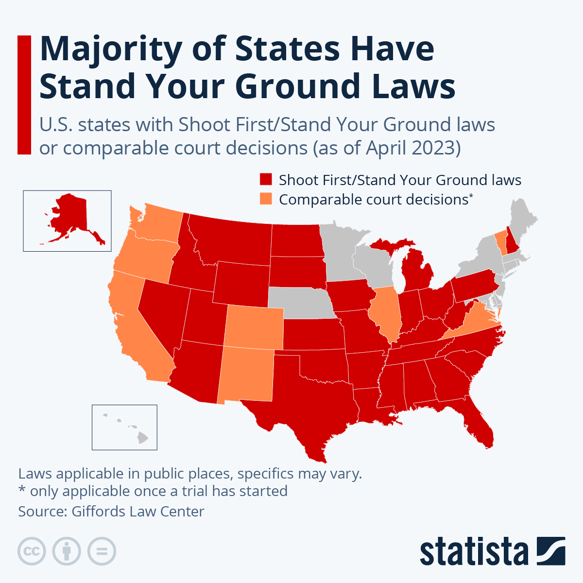 Infographic: Majority of U.S. States Have Stand Your Ground Laws | Statista