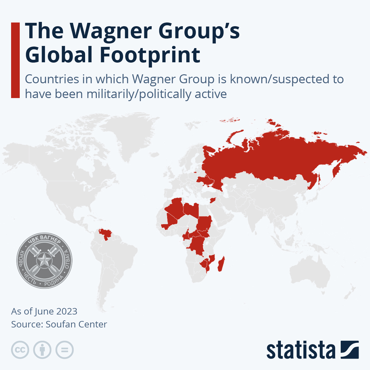 Infographic: The Wagner Group's Global Footprint | Statista