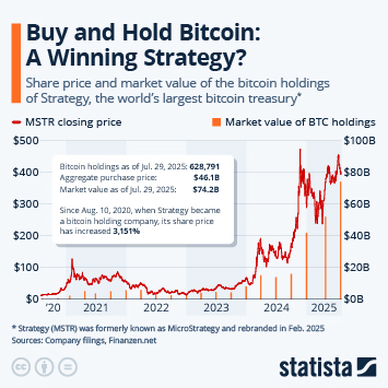 Infographic - Buy and Hold Bitcoin: A Winning Strategy?