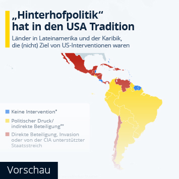 Infografik - Wo sich die USA in ihrem 