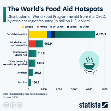 Infographic - The World’s Food Aid Hotspots Infographic - The World’s Food Aid Hotspots