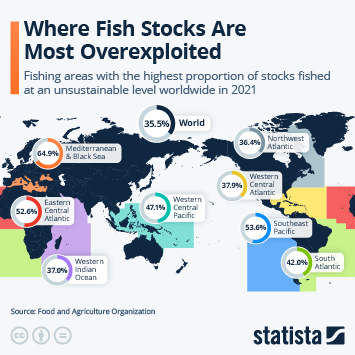 Infographic - Where Fish Stocks Are Most Overexploited