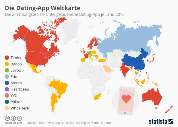 Erfolgreiche Online-Dating-Apps