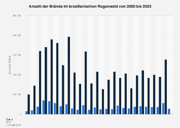 Brasilien Anzahl Der Brande Im Regenwald Statista