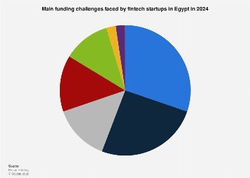 Fintech startups' funding challenges in Egypt 2024| Statista