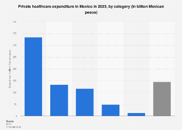 Private healthcare: spending by category Mexico 2023| Statista