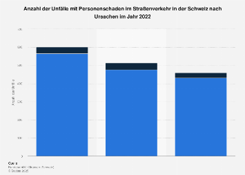 Unfälle im Straßenverkehr in der Schweiz nach Ursachen 2017