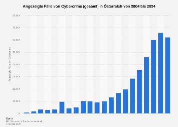 Fälle von Cybercrime in Österreich bis 2017