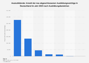 Neu abgeschlossene Ausbildungsverträge in Deutschland nach Berufsgruppen 2017