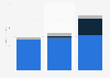 Revenue of the Performance Sports Group 2013-2015, by segment