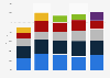 Most popular sports brands Japan 2017, by age