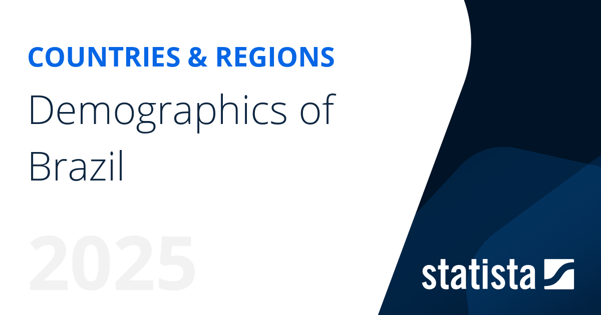 Demographics of Brazil Statista