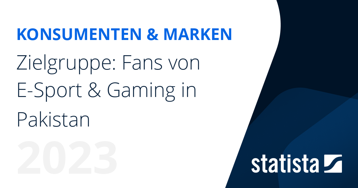 Zielgruppe Fans von ESport & Gaming in Pakistan Statista