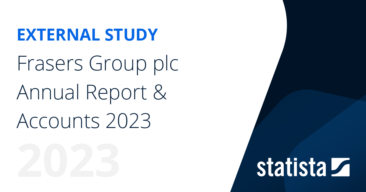 Frasers Group plc Annual Report & Accounts 2023 Statista