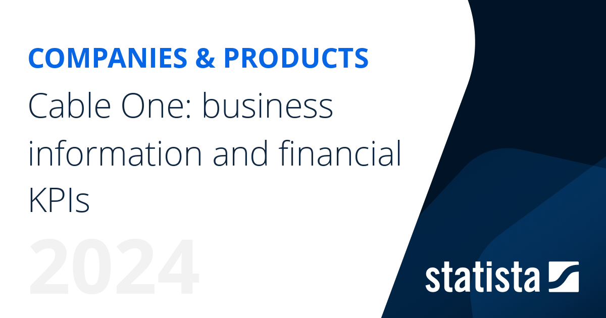 Cable One business information and financial KPIs Statista