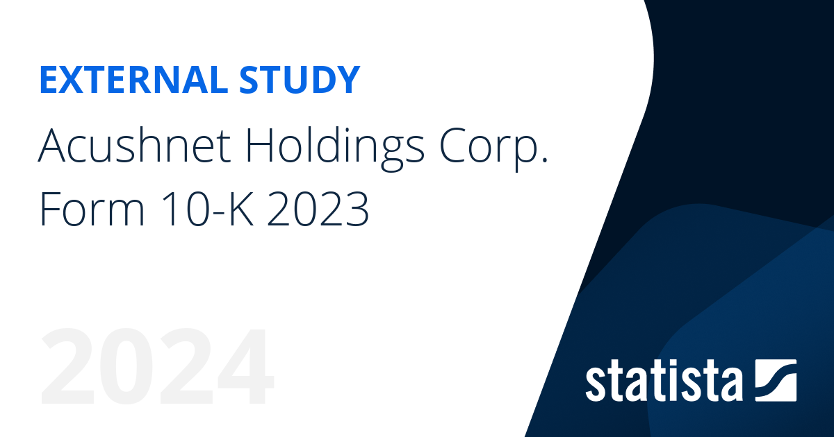 Holdings Corp. Form 10K 2023 Statista