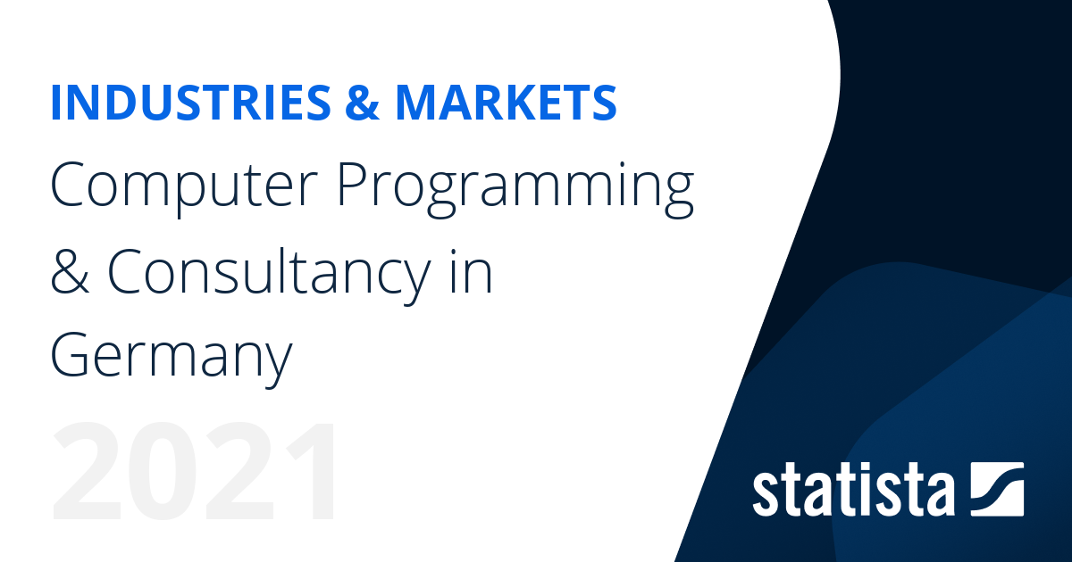 Computer Programming & Consultancy in Germany 2021 | Statista