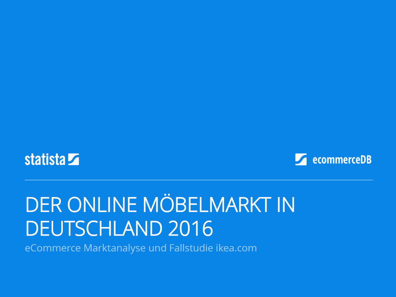 Der online Möbelmarkt in Deutschland 2016