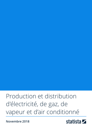 Production et distribution d'électricité, de gaz, de vapeur et d'air conditionné 2018