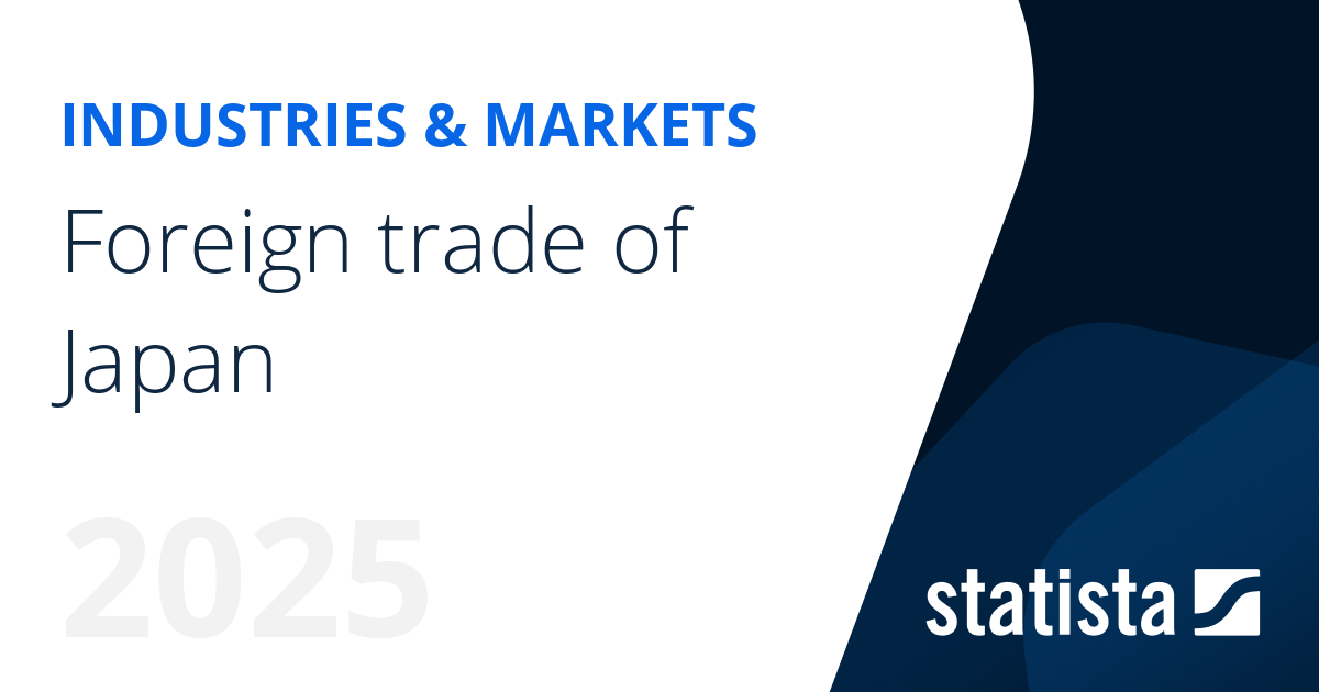 International trade of Japan | Statista