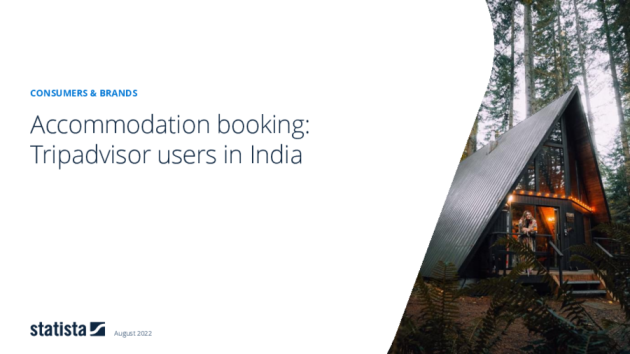 Accommodation booking: Tripadvisor users in India